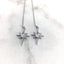 North Star ear threader sterling silver