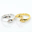 Hugging hands ring sterling silver
