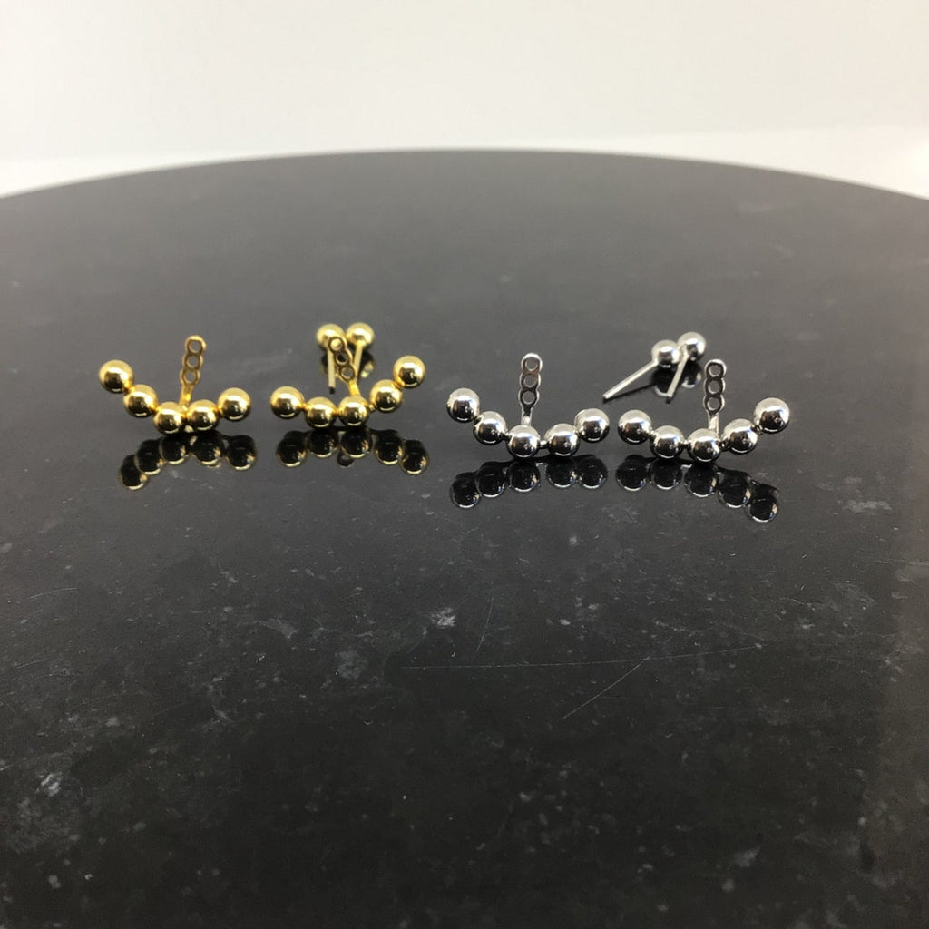 Ear jacket sterling silver