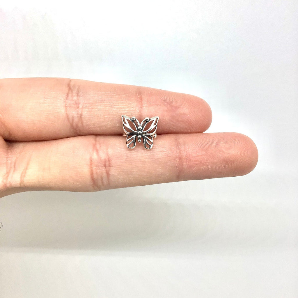 Butterfly ear cuff no piercing