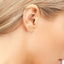 Butterfly stud earring sterling silver