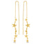 Chain Starfall Ear Threader Sterling Silver