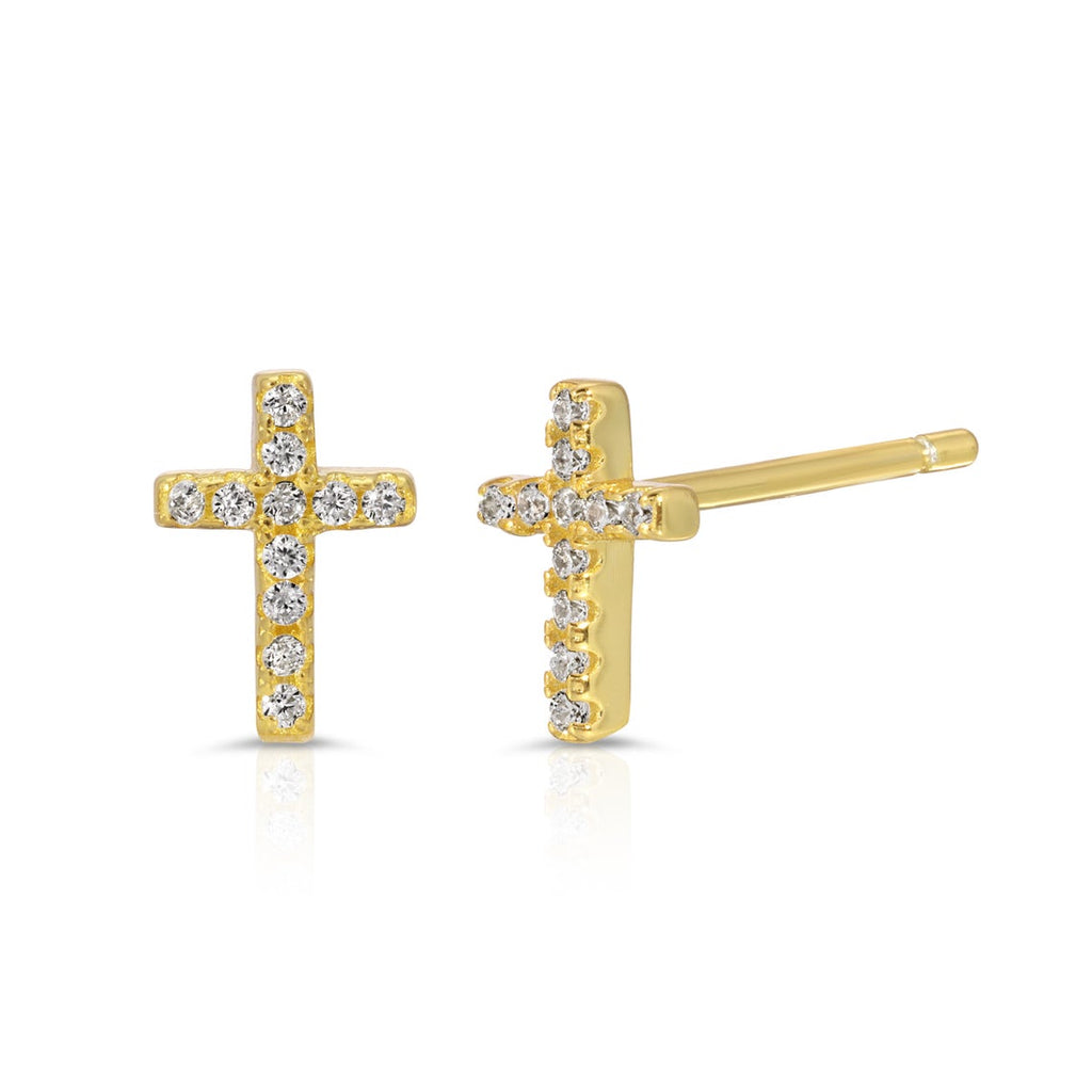 Cross Stud Earring