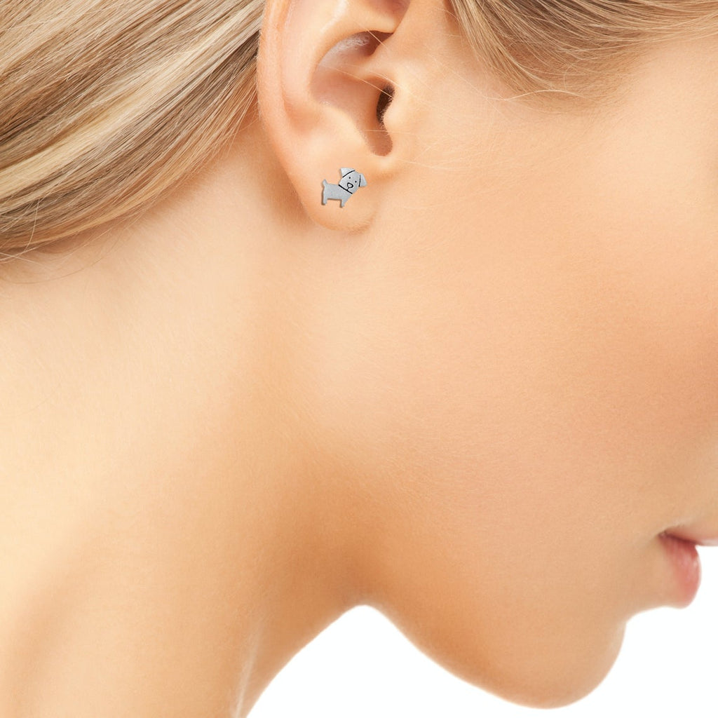 Dog Earrings