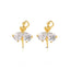 Graceful Ballerina Dancer .925 Sterling Silver Stud Earring
