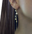 Chain Starfall Ear Threader Sterling Silver