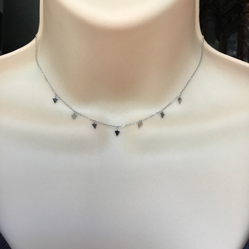 Arrow choker sterling silver
