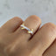 Olive leaf adjustable ring