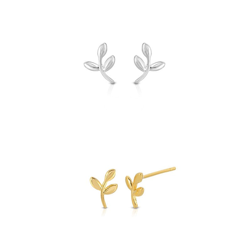 Silver Flower Earrings