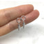 Sterling Silver Feather Drop Dangle Stud Earrings