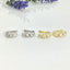 Baguette hoop earrings sterling silver