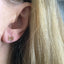 Butterfly stud earring sterling silver