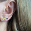 Cute Butterfly Sterling Silver Stud Earring
