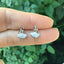 Graceful Ballerina Dancer Stud Earrings