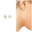 Lotus Flower Earrings, Flower Studs