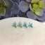 Marquise stud earrings