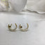 Moon and star earrings