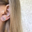 Moon and Star Earrings Sterling Silver