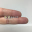 Set of 6 tiny single stud earring sterling silver