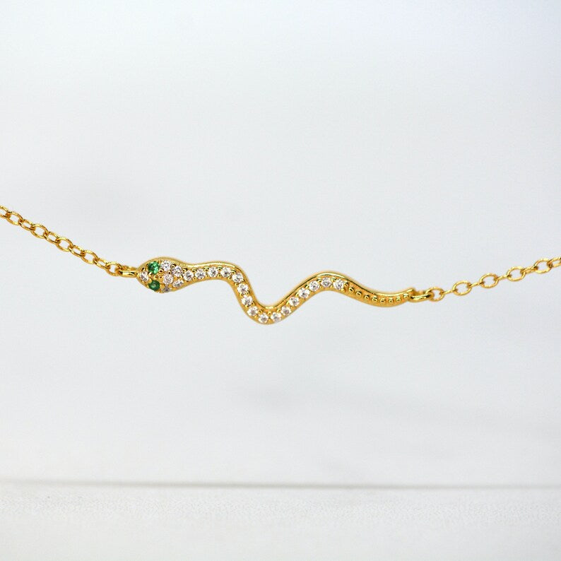 Snake bracelet sterling silver