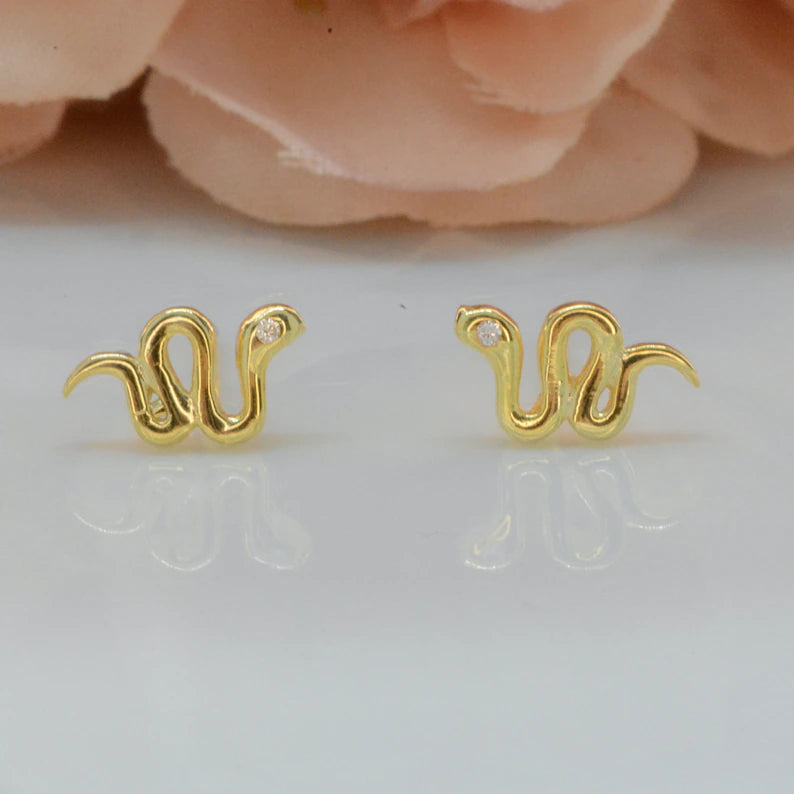 Snake Stud Earring