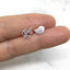 Tiny Pair of Bird and Twig Earrings