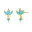 Marquise stud earrings