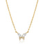 Monarch Butterfly Necklace Silver