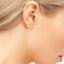 Set of 6 tiny single  tragus cartilage stud earring