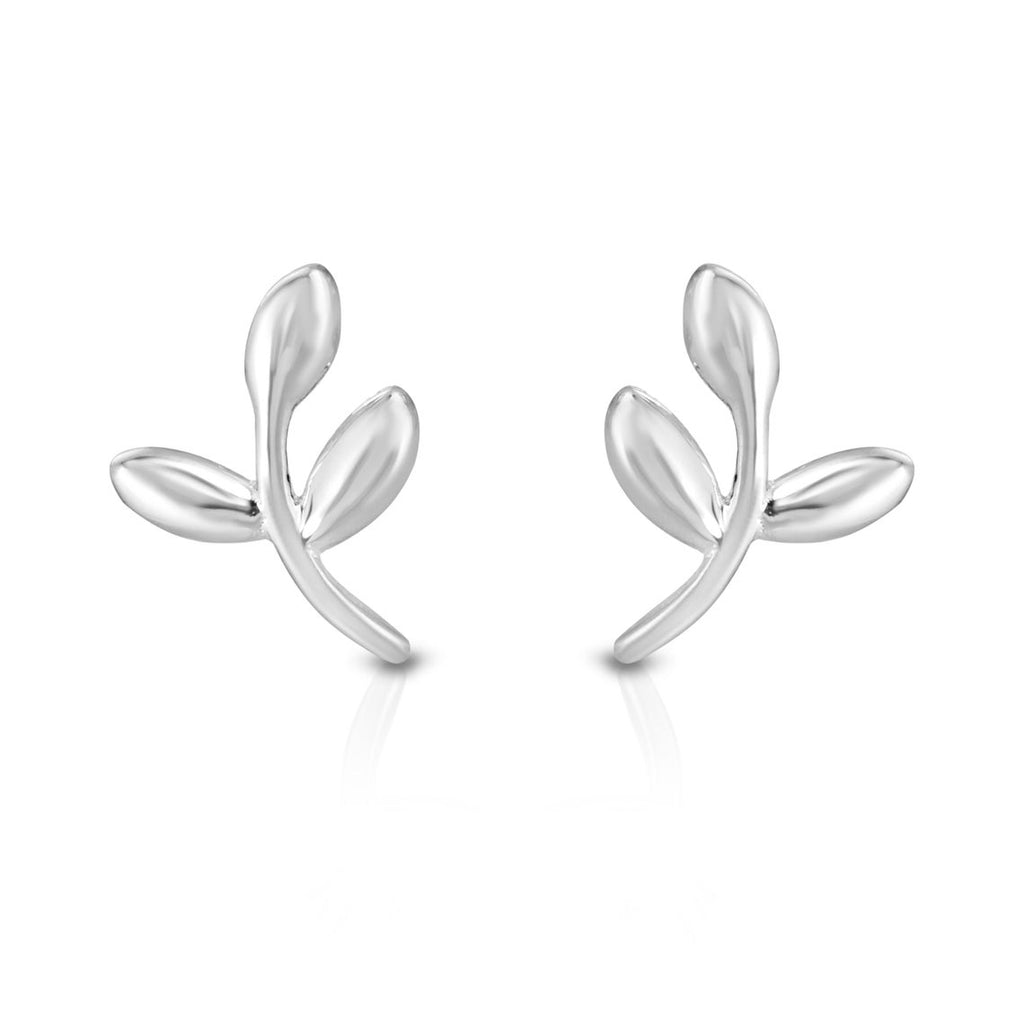 Silver Flower Earrings