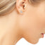 Silver Flower Earrings