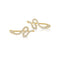 Snake Ear Crawler In Sterling Silver