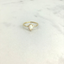 Opal teardrop ring in sterling silver