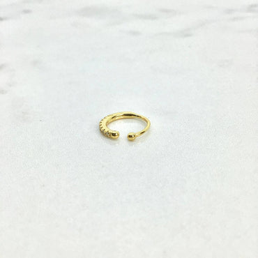 Tiny ear cuff sterling silver