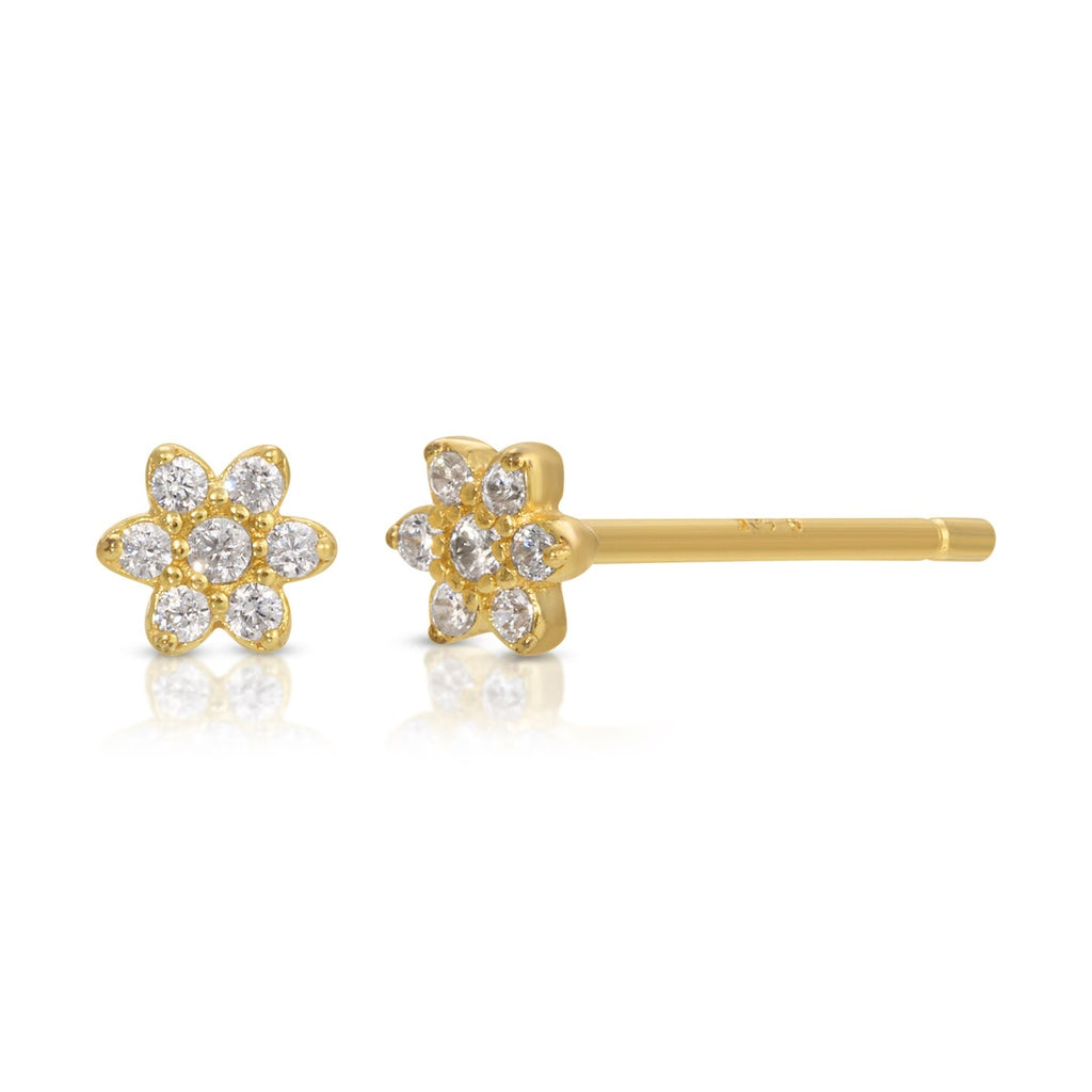Sterling Silver Teeny Tiny Flower Percing/Cartilage Stud Earring