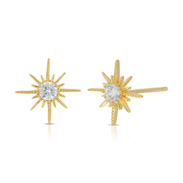 North Star Earring,Star Stud
