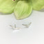 Bird stud sterling silver earrings