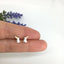 Tiny bunny stud earring sterling silver