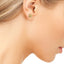 Sterling Silver Clover Flower Percing/Cartilage Earring