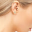 CZ Butterfly Stud Earring