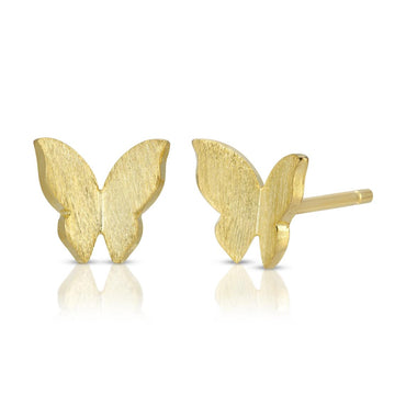 Cute Butterfly Sterling Silver Stud Earring
