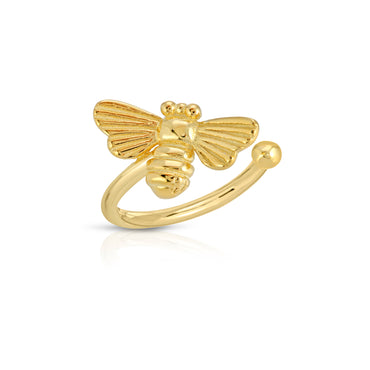 Ear Cuff Bee Sterling Silver