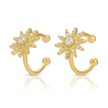 Flower Ear Cuff No Piercing