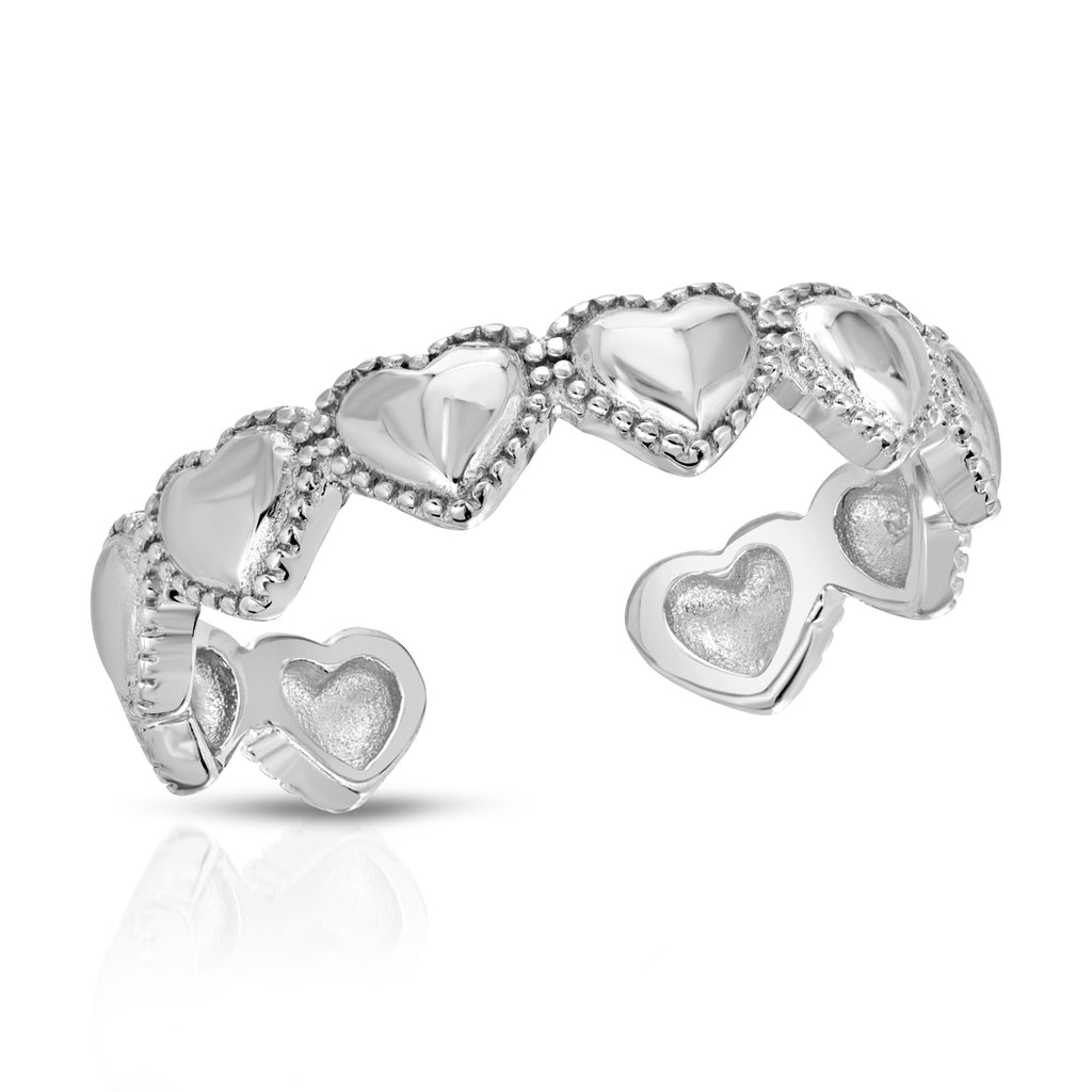 Heart ring sterling silver