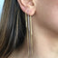 Long plain chain ear threader
