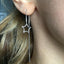 Sterling silver star ear threader