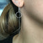 Sterling silver circle ear threader