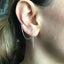 Sterling Silver Ear Threader with Ear Cuff