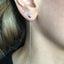 Sterling Silver Heart Ear Threader earrings