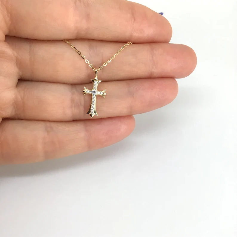 Cross necklace sterling silver